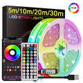 LEDVibe RGB LED Strip - 5m/10m/20m/30m Kleurrijke Sfeerverlichting met Afstandsbediening